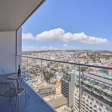 Chic 16th-floor With Stunning Sea Views St. Julian's