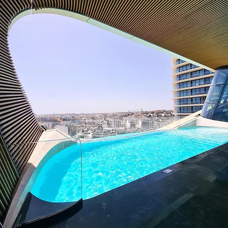 Apartman Chic 16th-floor With Stunning Sea Views San Ġiljan